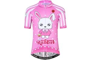 JPOJPO Kid Children Boys' Girls' Short Sleeve Cycling Jersey for Youth