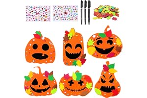 JOKILY 67 stycken höstpyssel för barn och födelsedagskalas pysselset höst, halloween pyssel