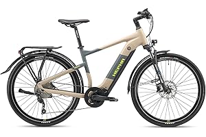 ‎HEPHA Hepha E-Bike Trekking 7 Ultra, 100Nm Mittelmotor Elektrofahrrad, 708Wh Akku (bis zu 200Km), Smart APP, 10-Gang, Federgabel 63mm, 27.5 Zoll