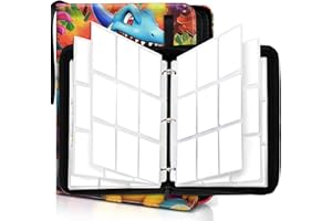 NCKIHRKK Raccoglitore Carte One Piece, Album Grande Carte Impermeabile 900 Tasche 50 Pagine, Libro Porta Carte per Esposizione di Carte r Album Collezionabili, PU Raccoglitore Album Regali per Bambini