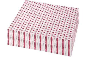 SZCXDKJ 50 fogli di carta cerata impermeabile per alimenti, 21,5 x 25 cm, per dolci, torte, formaggio, cottura