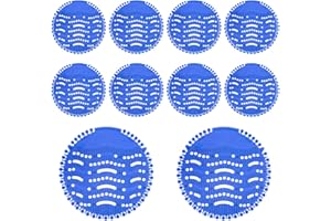 LUFEIS Urinalsieb mit Duft, 10 Stück Pissoirsieb Spritzschutz, Urinaleinlage Pissoir Sieb, Universal Urinal Einsatz mit Spritzschutz, Urinal Einleger Matte für Toiletten im Badezimmerbüro in Schulen