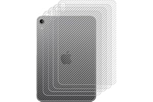 GIOPUEY Film Protection Arriere Compatible avec iPad Mini 7 A17 Pro 2024, 4 Pièces 0.1mm Ultra-Mince Pet Doux Back Flim [Antidérapant] [Anti Empreintes Digitales]