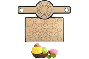 LHOEST Esterilla de silicona para hornear pan, 2 unidades, correa de pan para hornear, masa madre y accesorios para hornear, alfombrilla de silicona para hornear pan holandés, reutilizable