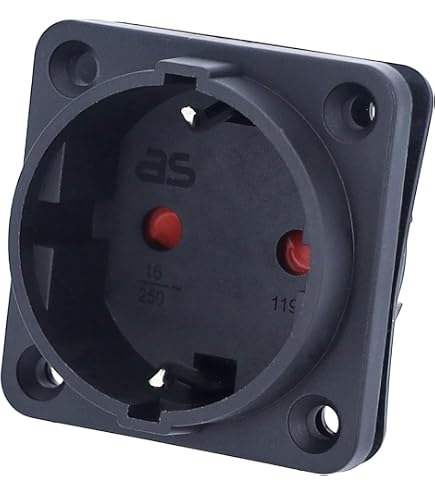 Presa Schuko Siemens Delta Line 5UB1581 - Bianco Titanio, 16A 250V, Montaggio A Incasso, Morsetti A Innesto