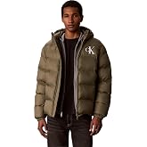 Calvin Klein Ls Ltwt Nylon Padded Hooded Puff Lv04rg513g Men's Jackets (Pack of 1)