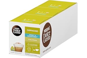 NESCAFÉ DOLCE GUSTO Cappuccino Skinny & Unsweetened Coffee Pods (16 Servings)