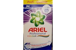 Ariel Professional Proszek do prania pełnych środków piorących do tkanin kolorowych w proszku, 9,75 kg – 150 cyklach prania