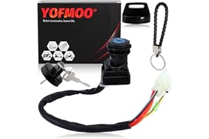 YOFMOO Yingshop Ignition Key Switch fits Suzuki LTF160 LT-F160 LTF-160 LT160 LT160E LT-160E LT230E LT-230E LTF250 LT-F250 LT300E LT-300E Quadrunner Quad Runner 160 230 250 300 1991-2001