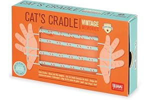 Legami - Gioco del Filo Ripiglino Cat's Cradle, Finger Twist, per Bambini e Adulti, adatta a tutte le Età, Divertente, Libretto Incluso con Figure e Istruzioni d'Uso