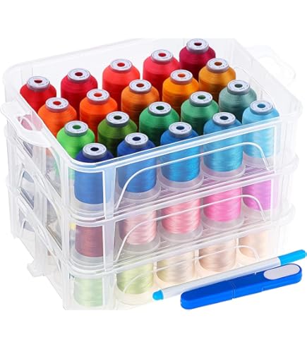 Boite de 5 bobines Aurifil Mako n°50 100% Coton Egyptien - JK5012JE5