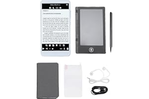 BONKZEBU Electronic Book Reader,Versatile Document Support Inkless Screen Ebook Reader,High Definition Display Ebook Reader,for Video Sound Picture