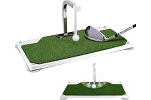 BTSAE Echter Swing-Simulator, Golf Schwungtrainer, Wahre Wirkung, Golfschlägermatte Schlagmatten, Indoor-Golfschwungtrainer, Swing Trainer Indoor-Sporthaltung verbessern, Hause oder im Büro, 34x63cm