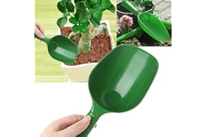 LUNJI Autone Garden Scoop, Multi-function Soil Plastic Shovel Spoons Digging Tool