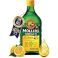 Möller's Omega 3 Lebertran Öl | Nordic Omega 3 Nahrungsergänzung mit EPA, DHA, Vitamin A, D, E | Superior Taste Award | Hochr