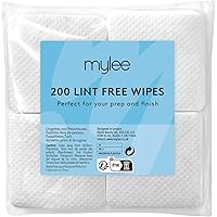 1000 Pièces Lingettes à Ongles En Coton Non-tissé, Lingettes à Ongles Carré Tampons Dissolvants Pour Nettoyage Des Ongles Colle Nail Wipes à Ongles Avec 2 Flacon De Pompe 150ml, Blanc