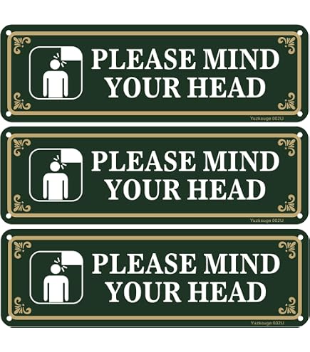 Caution Mind Your Head Warning Sign | UK Delivery