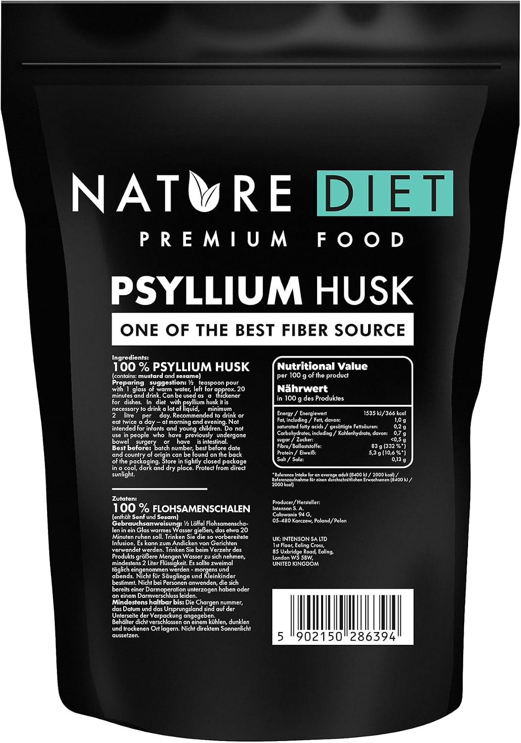 Retour d'Expérience & Bilan Utilisateur : Nature Diet C scara de Psyllium 1000 g Alto e