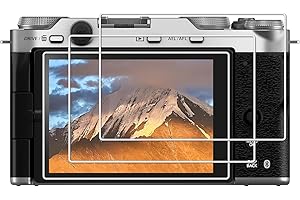 kinokoo Displayschutzfolie für Fuji X-M5/Fuji X-E5 Digitalkamera - 0,25 mm Härtegrad 9H Fuji XM5/XE5 gehärtete Glasfolie – blasenfrei, kratzfest und fingerabdrucksicher (3 Packungen)