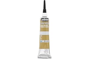 Pebeo 773300 - Tubo de decoración acrílica Opaca para Cristal (20 ml), Color Dorado