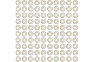Deror Kastrationsringe, 100PCS Schwein Rinder Schafschwanz Schneiden Kastration Gummiring Ring Kastrationskreis für Kastrationszangen Farm Supplies