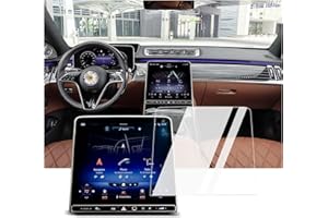 BIXUAN folia ochronna kompatybilna z Mercedes Benz S-Class W223 2021 przezroczysty ekran nawigacyjny 9H ekran dotykowy MBUX osłona z hartowanego szkła