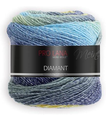 Pro Lana Diamant Color 83 - Farberlaufswolle 150g, 525m, Für Nadelstärke 3,5-4,5 Mm