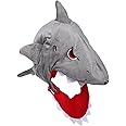 NALACAL Shark Hat Monster Headgear, Plush Costume Hat Headpiece Crazy Hats, Santa Hat Cosplay Plush and Cotton Child Animal Head for Christmas Photo Props Costume Accessories