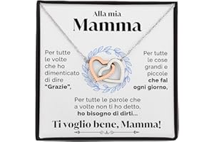SOFIA FERRER Regalo Festa Della Mamma, Collana Argento Sterling 925, Festa Della Mamma Idea Regalo Originali, Gioiello Madre, Regali Compleanno Donna, Regali Natale