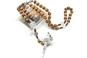 OVUNQUE PROTEGGIMI Rosenkranz des Heiligen Benedikt mit Gebet des Heiligen Benedikt. Katholischer Rosenkranz. St. Benedict Rosary. Katholische Rosenkranz