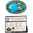 IGL Natural Firoza Turquoise Beautiful Pure Lab Certified Firoza/Feroza Gem approx 42.93 Carat Beautiful Exclusive Gemstone for Peace, Protection Name and Fame for Men and Women