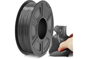 SUNLU Filament do drukarki 3D TPU 1,75 mm, 95A Filament TPU 3D, elastyczność i dobra trwałość do druku 3D, dokładność wymiarowa +/- 0,03 mm, szpula 0,5 kg, 165 metrów, szary TPU