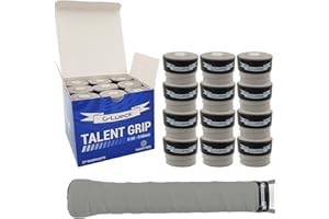 G-Lueck Lot de 27 Overgrips de Tennis très adhérents | Talent Grip | Épaisseur 0,50-0,60 mm | Surgrips pour Raquettes de Tennis, Badminton, Squash et Padel
