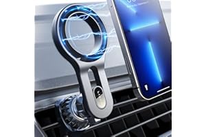 Magnetyczny uchwyt samochodowy na telefon, [12 super potężnych magnesów] LISEN kompatybilny z Magsafe Samochodowy, uniwersalny uchwyt na telefon samochodowy do iPhone 14 13 12 Pro Max Plus Mini