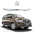 SNTP Chrome Front Grill Cover Bonnet Munch/Garnish for Toyota Innova Type-3 and 4 (2013-2015)