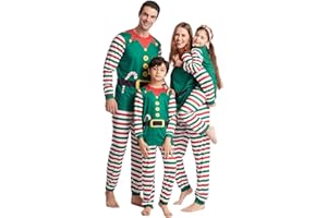 Oriental eLife Passender Weihnachten Familien-Schlafanzug Für Familie, Familie Weihnachten Pyjamas Set, Bedruckte Weihnachten Nachtwäsche Outfits für Jungen Mädchen