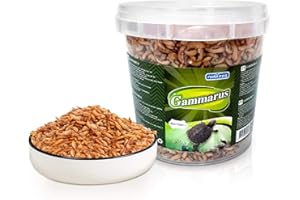 Nobleza Crevettes Tortue, Nourriture Tortue d'eau Crevettes à Base de Rivière Naturelles de Haute Qualité 80g / 750ml