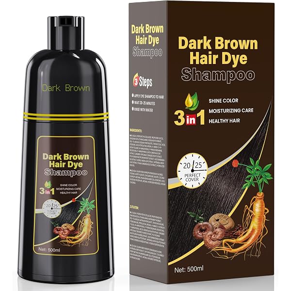 Centella Clean Schwarz Haarfärbeshampoo – 3 In 1, 500 Ml, Für Graue Haare