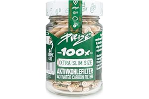 PURIZE® Glas I 100 filtres à charbon actif organique XTRA Slim Size