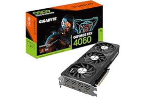 GIGABYTE GeForce RTX 4060 Gaming OC 8G Graphics Card, 3X WINDFORCE Fans, 8GB 128-bit GDDR6, GV-N4060GAMING OC-8GD Video Card