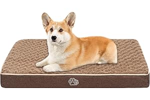EMPSIGN Odwracalne legowisko dla psa (Gorące i zimne), 76x50x7,5cm Poduszka dla psa z wodoodporną pieluchą, zmywalna mata dla średnich psów do 20 kg