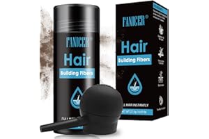 YOLONCE Polvo Relleno Capilar Instantáneo, Fibra para Cubrir Pérdida de Cabello, Engrosamiento Polvo Pelo Hombre y Mujer, Fibra para Cabello Fino, Marrón Medio