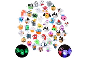 SHJOEE LED Luminosi Anello Giocattolo Anelli fluorescenti LED 3D di Halloween Pasqua Carnevale Halloween LED Illumina Il Giocattolo Luminose