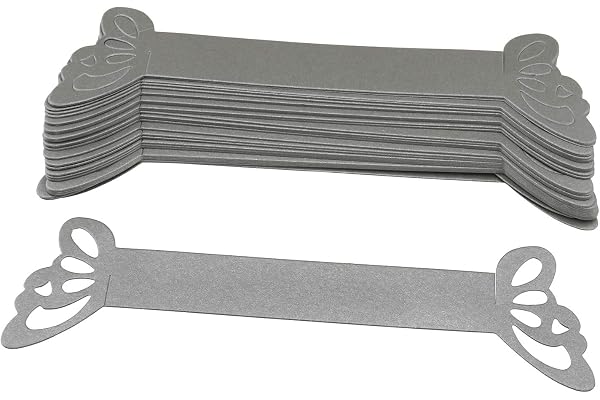OTOTEC Lot de 50 ronds de serviette en papillon pour table de banquet ou fête de mariage