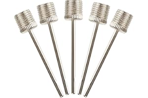 EVEREST FITNESS Pompes à Vélo & Ballon - Pompe a Air pour Pneu Velo VTT & Route Toutes Valves - Gonfleur Manometre avec Aiguilles & Embouts Pneux ou Balons de Foot Basket et Autres