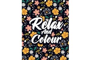 This Relax and Colour Book has over 50 pages of unique pages with motivational quotes, which is perfect for beginners as well as the advanced home artists.