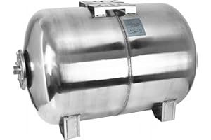 PAG Turbo GmbH® - Edelstahl Druckkessel Membrankessel Ausdehnungsgefäß 24L 50L 100L mit EPDM Membran (100L)