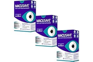 Macu-SAVE Food Supplement with Meso-Zeaxanthin/Lutein and Zeaxanthin - (3 x Pack of 30 Capsules)