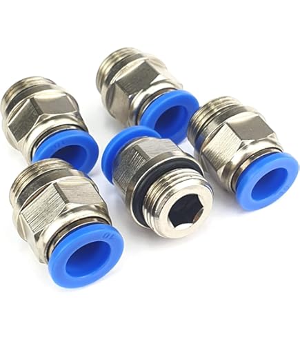 10Pcs Pots échappement Laiton 1/4 G Mâle - Sourcing Map - Bronze Fritté Pour Air Comprimé