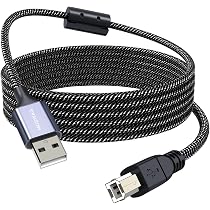 Commutateur USB 2-en-1 Pour Imprimante - Partage 2 PC Sur 1 Imprimante - Avec Câbles LED